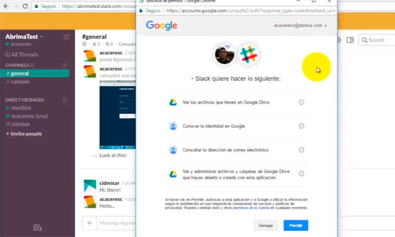 Slack en Perú - Abrima Soluciones Web