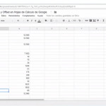 Cómo usar arrayFormula, Match y Offset en Hojas de Cálculo de Google