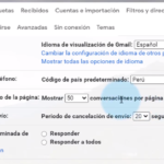 Cómo cambiar el tamaño de la página en Gmail para mostrar más o menos correos electrónicos a la vez